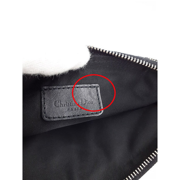 Christian Dior Trotter Pattern Saddle Pouch Semi-Shoulder Bag - Picture 7 of 9